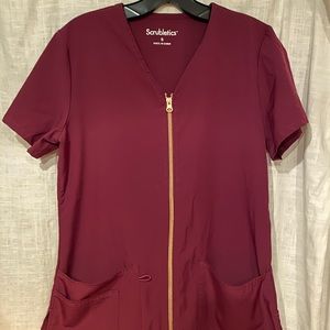 Cute sports scrub top!